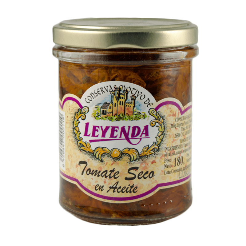 Tomate seco en aceite 110 g. Leyenda.