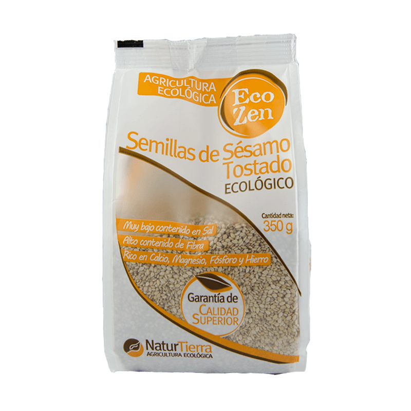 S&eacute;samo tostado 350 g. Eco Zen.