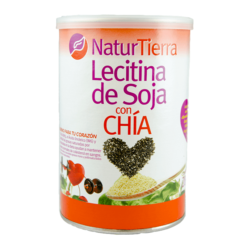 Lecitina de soja + semilla de Chia 250 g. Natur Tierra.