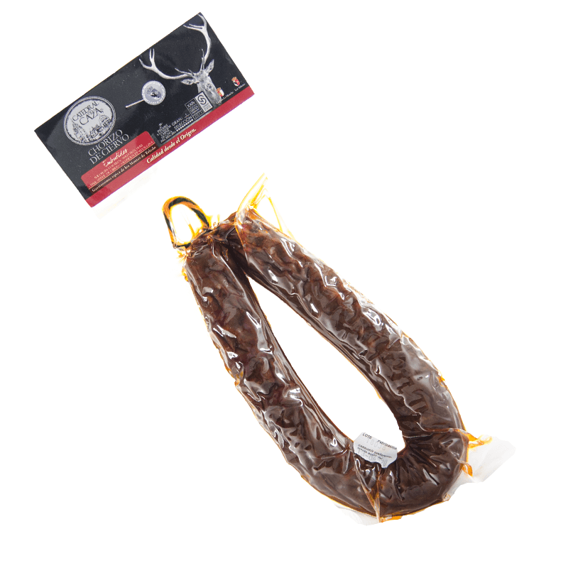 Chorizo de ciervo 300 g. La Catedral. De Los Y&eacute;benes (Toledo)