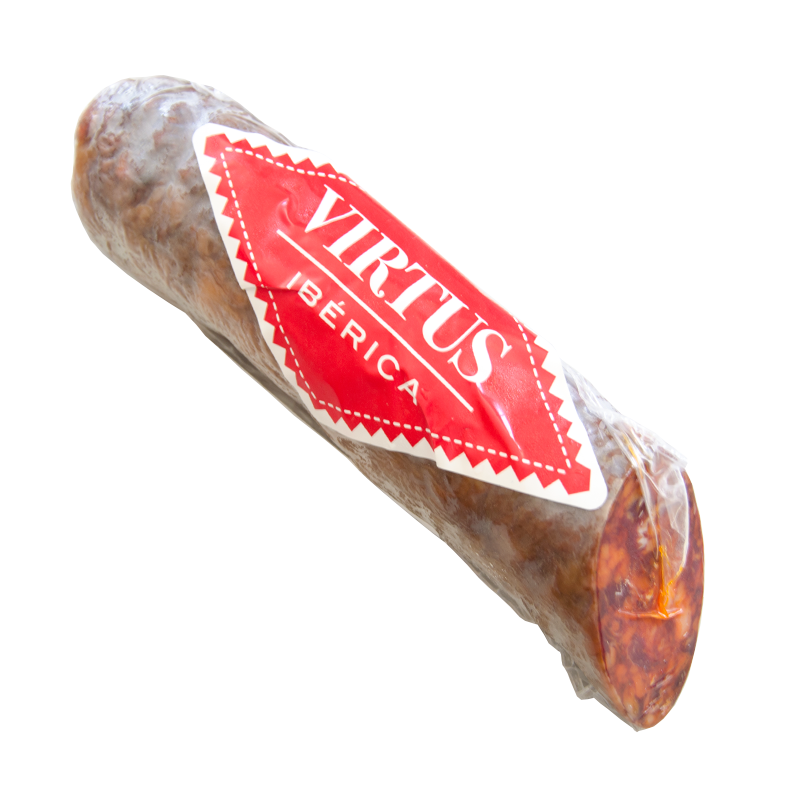 Chorizo cular bellota 100% , Media pieza de 700 grs. Virtus. Los Pedroches.