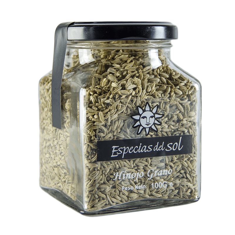 Hinojo en grano. Tarro 100g. Especias del Sol