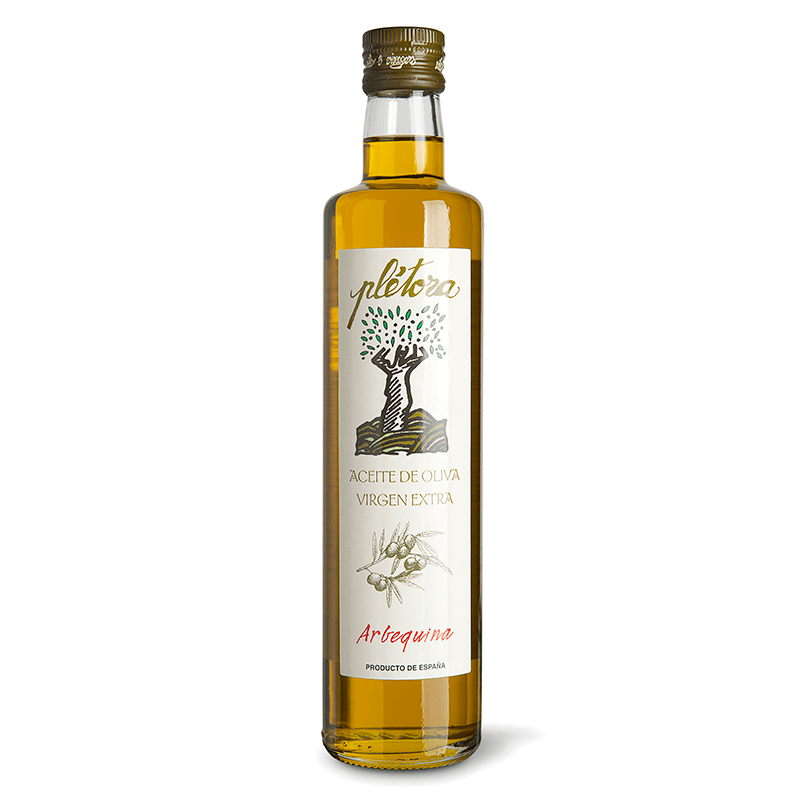 Aceite Oliva Virgen Extra Arbequina. 500 ml. Pl&eacute;tora.