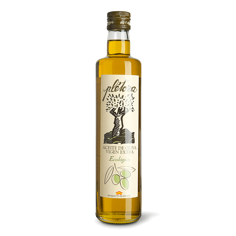 Aceite de Oliva Virgen Extra Ecol&oacute;gico. 500 ml. Pl&eacute;tora.