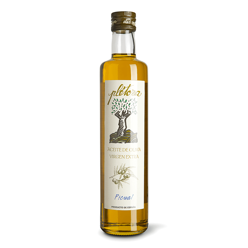 Aceite Oliva Virgen Extra 500 ml. Pl&eacute;tora. Picual.