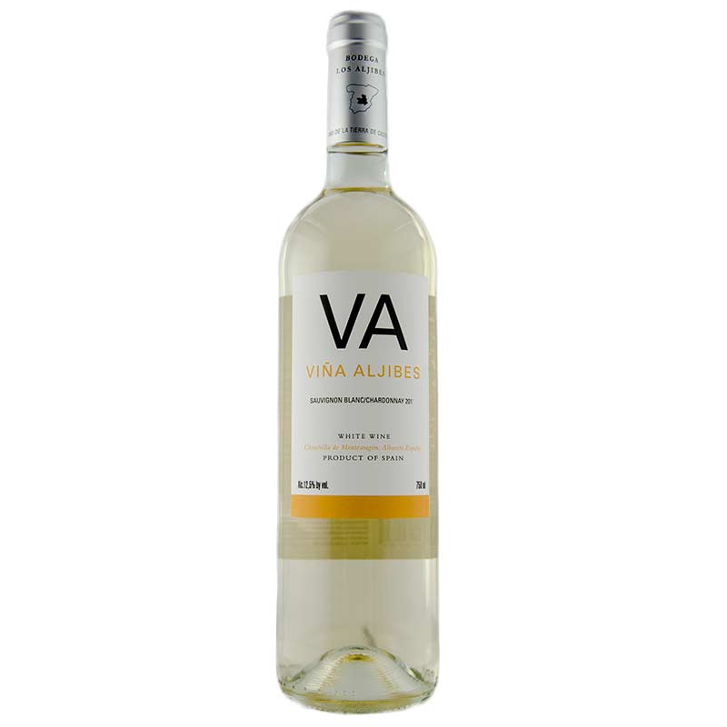 Vi&ntilde;a Aljibes Blanco. Sauvignon blanc y chardonnay.