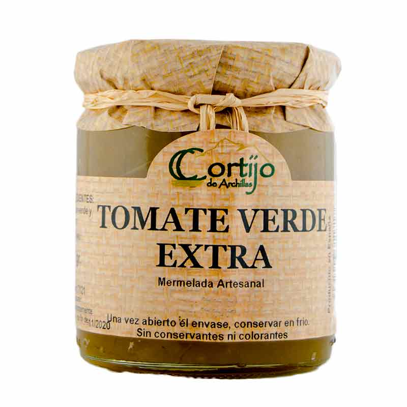 Mermelada de Tomate Verde Extra, 275 g. Cortijo de Archillas