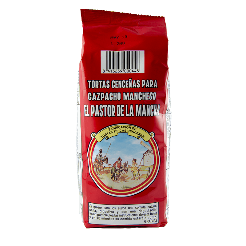 Tortas de Gazpacho manchego, 180 g. El Pastor de La Mancha.