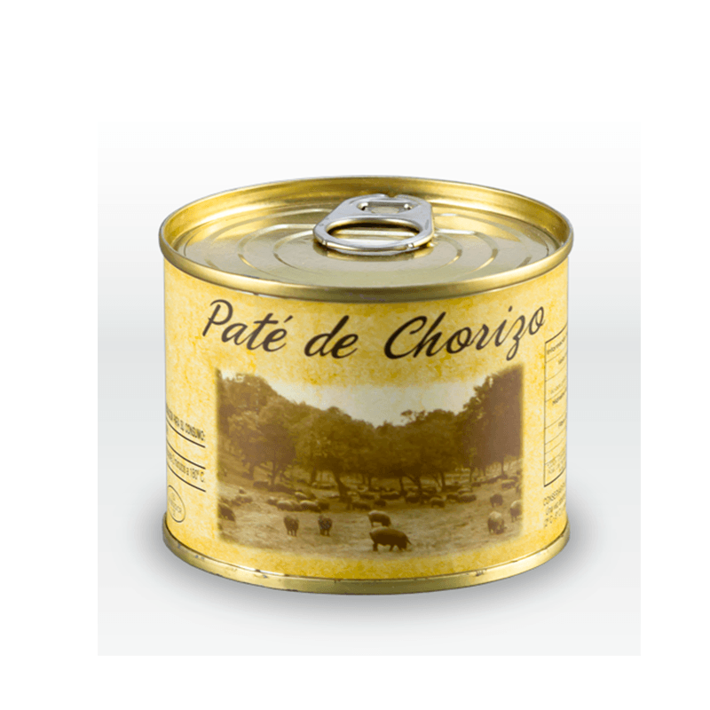 Pat&eacute; de chorizo ib&eacute;rico, 200 g. Huertas Gourmet.