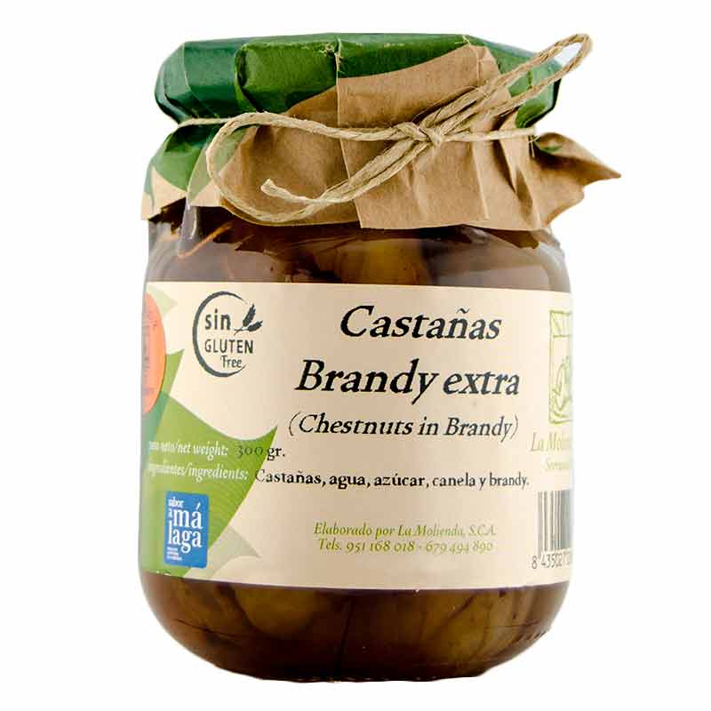 Casta&ntilde;as al Brandy 300grs. La Molienda.
