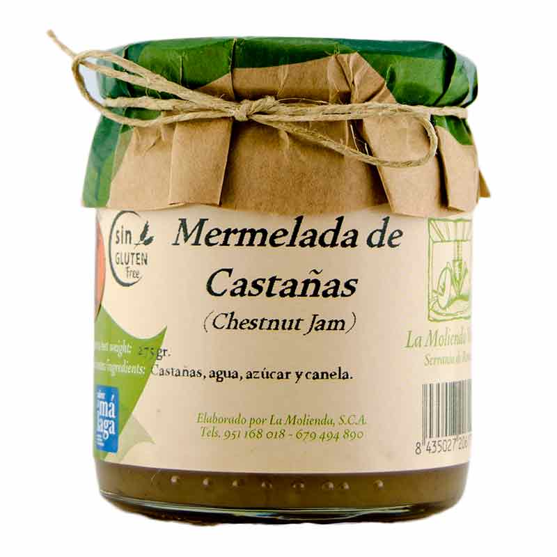 Mermelada de casta&ntilde;as, 275 grs. La Molienda.