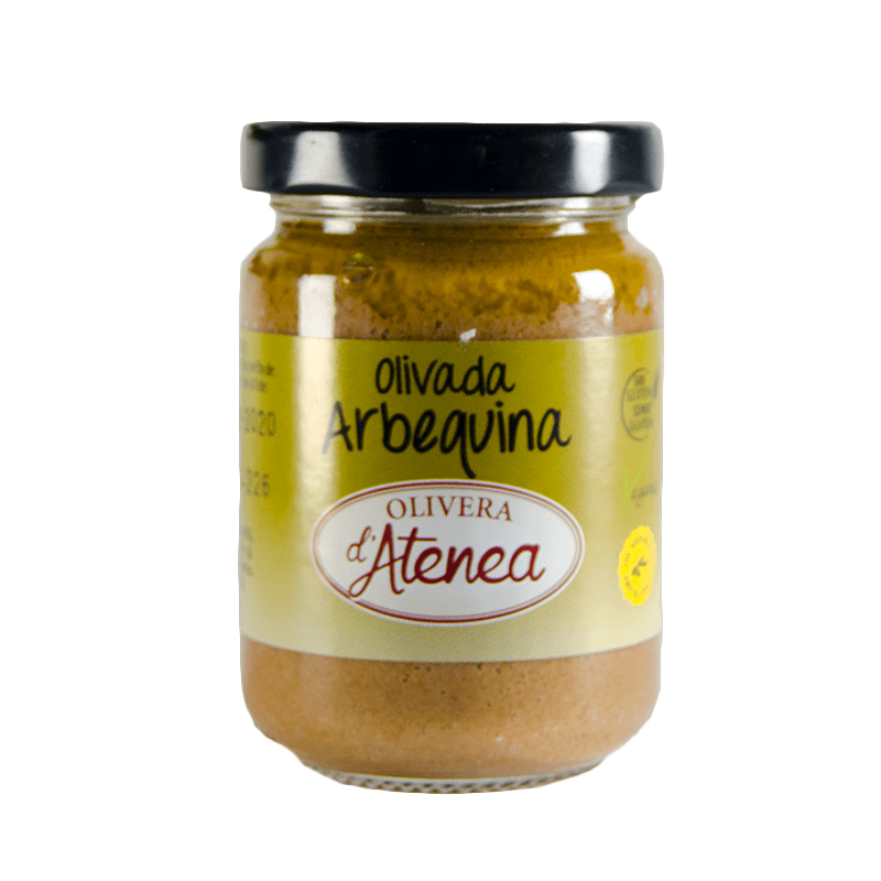Olivada Arbequina 125 g. Atenea.