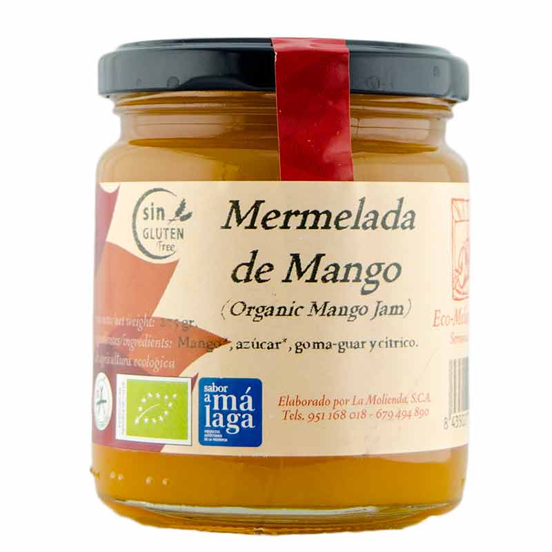Mermelada de Mango ecol&oacute;gica 275 grs. La Molienda.