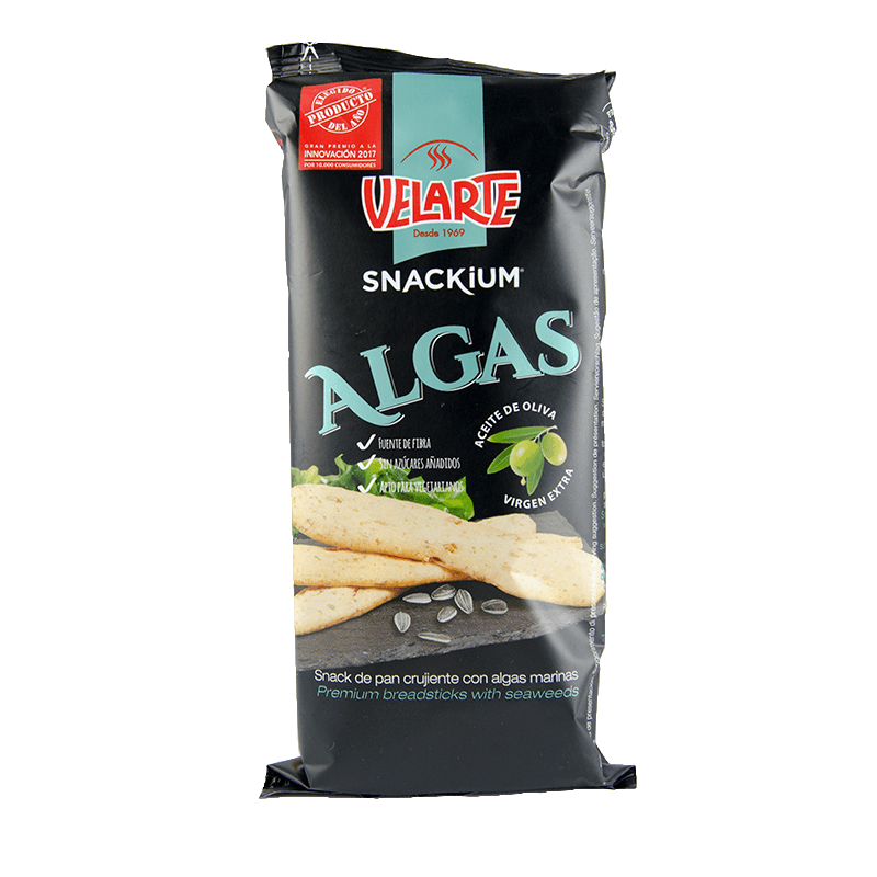 Snackium Algas, 67 g. Velarte.