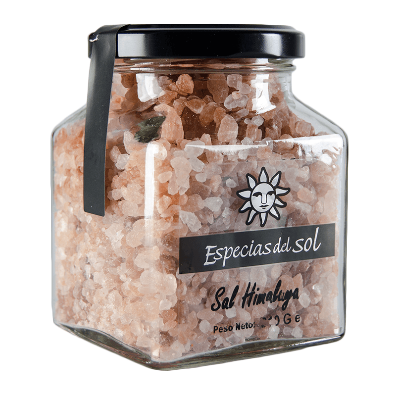 Sal del Himalaya grano. Tarro 310 g. Especias del Sol