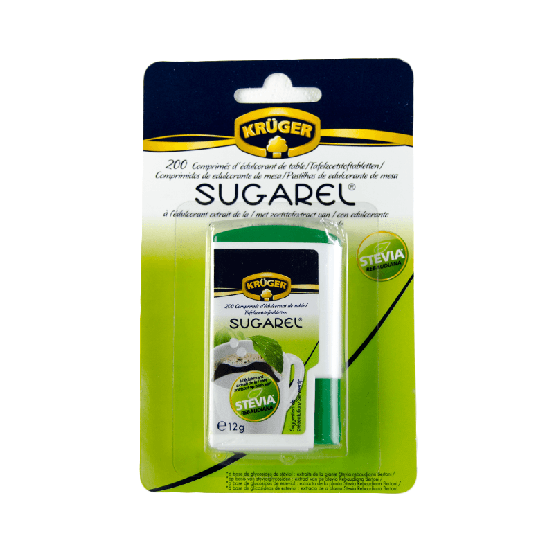 Edulcorante natural de Stevia. Comprimidos, 200 grs. Sugarel.