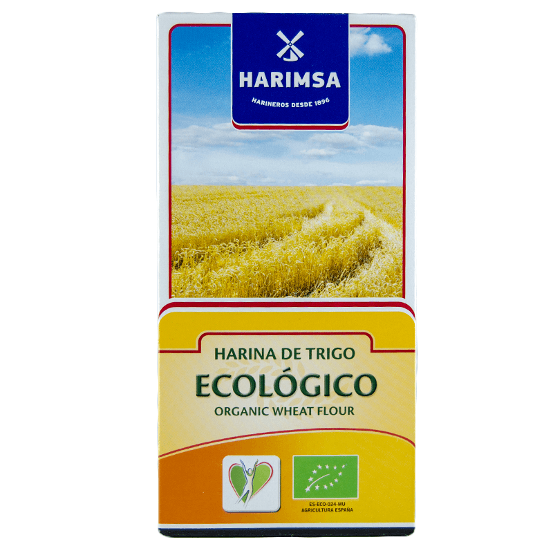 Harina de Trigo Ecol&oacute;gica, 500 grs. Harimsa.
