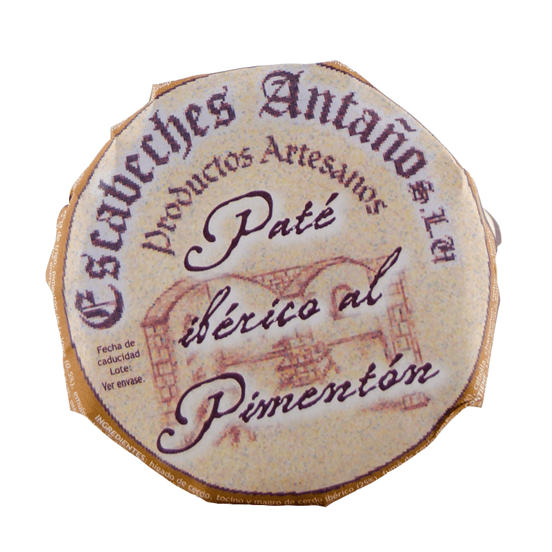 Pat&eacute; Ib&eacute;rico al Piment&oacute;n, bote 100 g. Escabeches Anta&ntilde;o