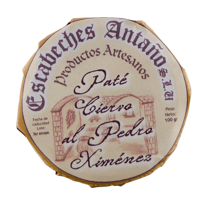 Pat&eacute; de Ciervo al Pedro Ximenez, 100 g. Escabeches Anta&ntilde;o