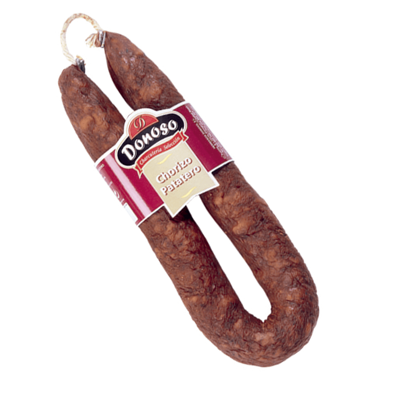 Chorizo Patatero, Pieza 360 g. (Dulce o Picante) Donoso