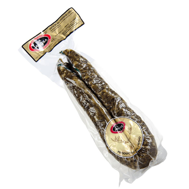 Sarta de Salchich&oacute;n de Ciervo. La Jarosa. Sin conservantes ni colorantes.
