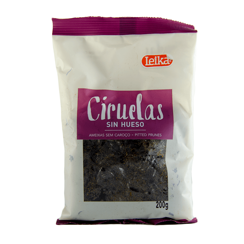 Ciruela S/Hueso, 200 grs. Leika.