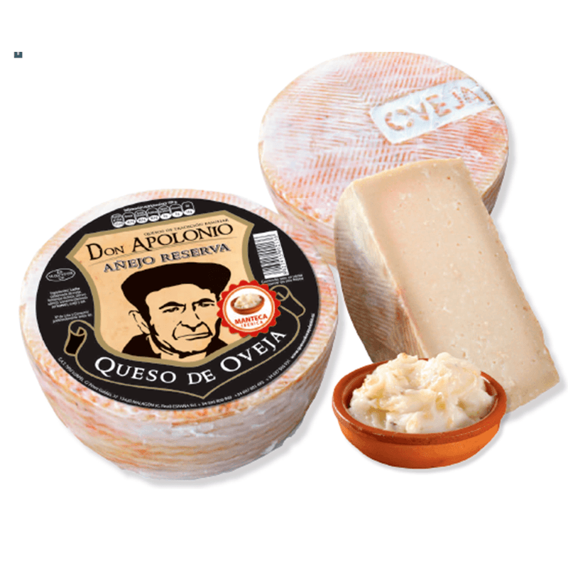 Queso Oveja A&ntilde;ejo en manteca de cerdo ib&eacute;rico. Don Apolonio.