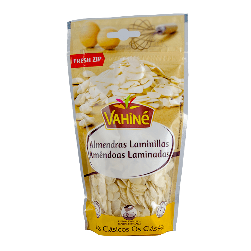 Almendra Laminas, 125 grs. Vahin&eacute;.
