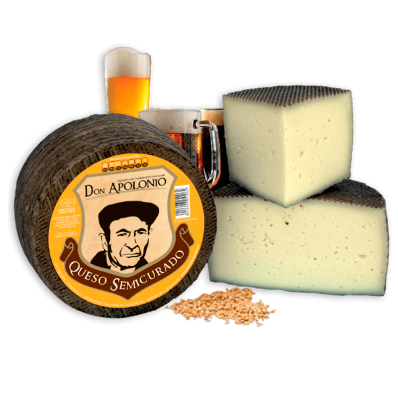 Queso del Abuelo Apolonio. Semicurado-mezcla.
