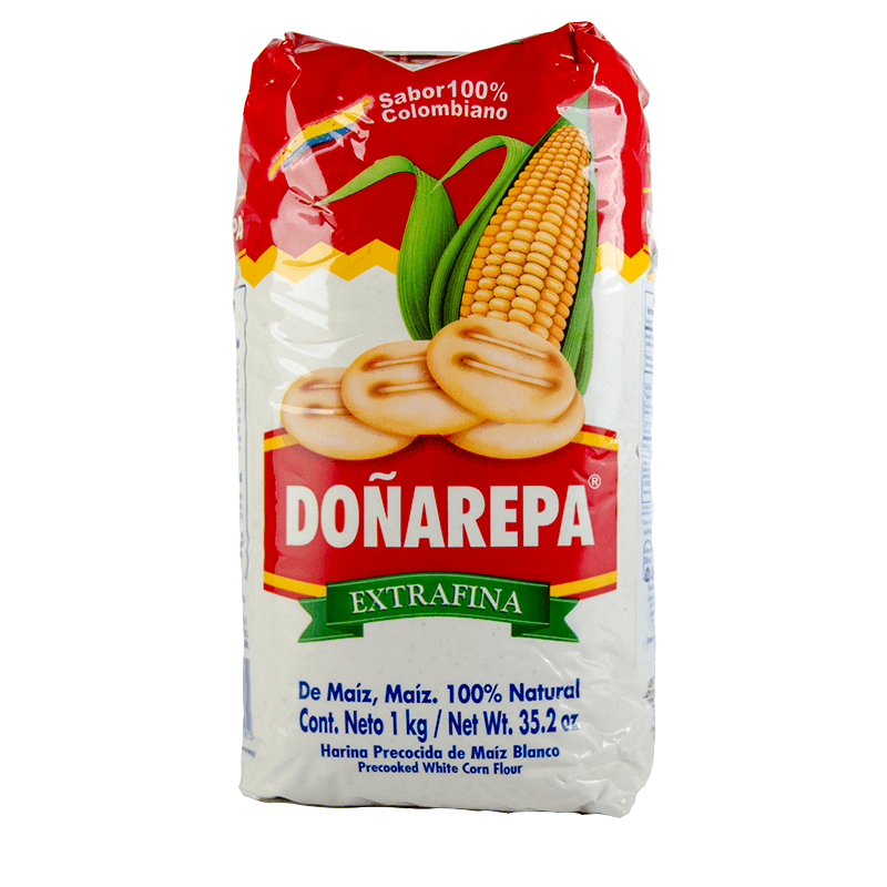 Harina de Ma&iacute;z 100% natural. 1 kg. Do&ntilde;arepa.