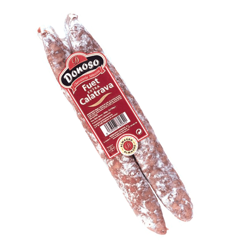 Fuet Calatrava Duplo, 260 grs. Donoso.