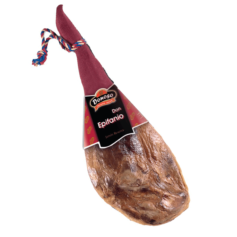 Jam&oacute;n D. Epifanio Reserva "Rojo". Piezas de 7 a 7.5 Kg. Donoso.
