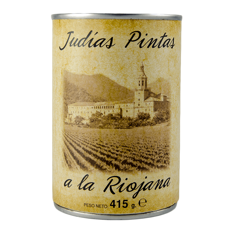 Judias Pintas a la Riojana, 415 grs. Huertas Gourmet.
