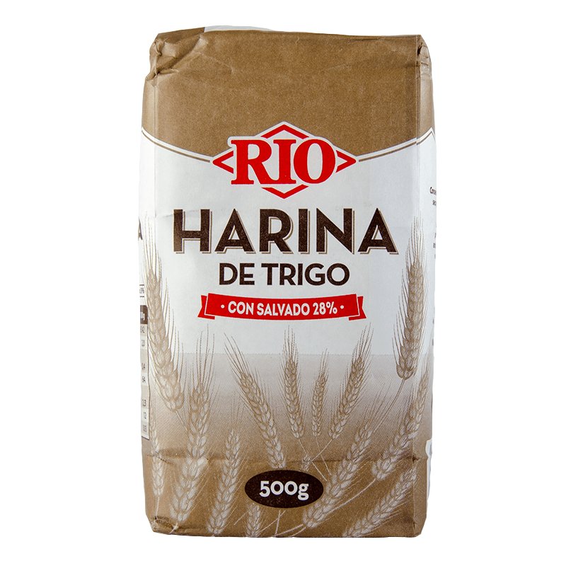 Harina 28% Salvado, 500 grs. Rio.