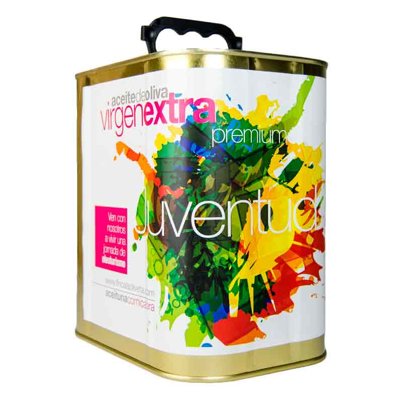 Aceite De Oliva Virgen Extra, lata 2,5 L. Juventud.