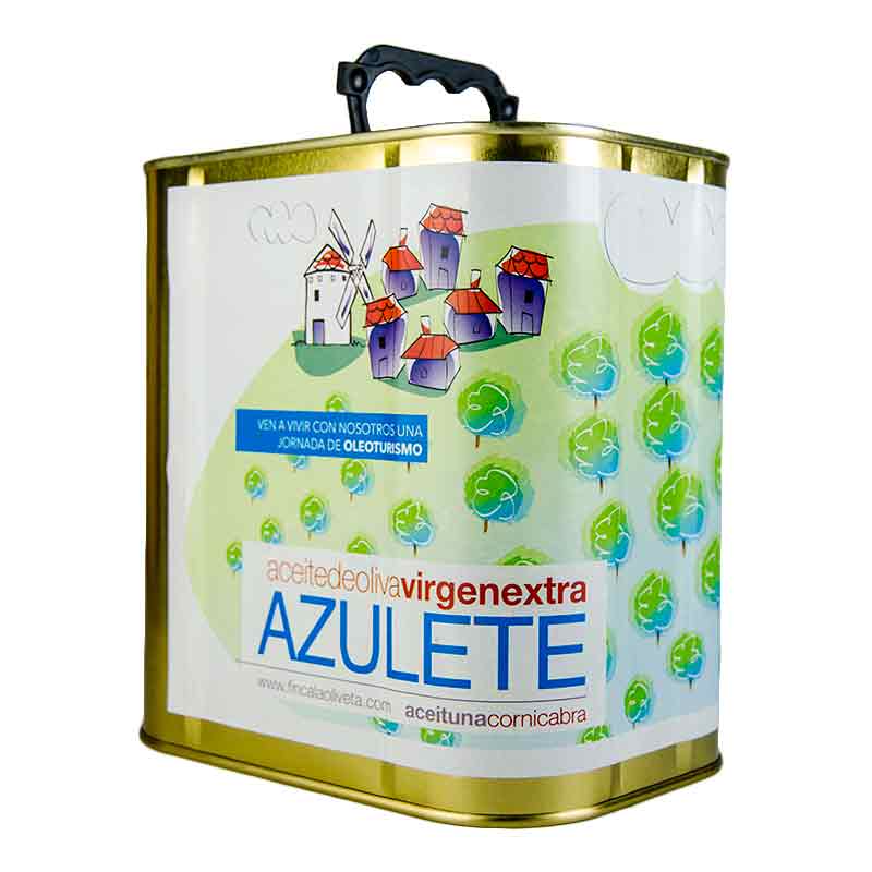 Aceite de Oliva Virgen Extra Azulete, lata 2.5 L. Juventud.