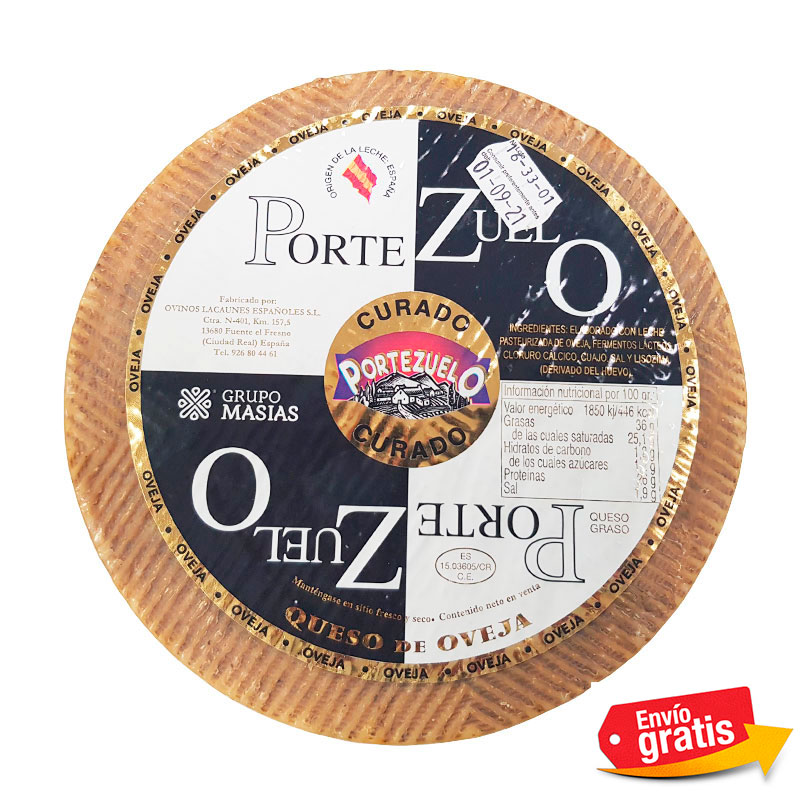 Queso de Oveja Curado. Portezuelo.
