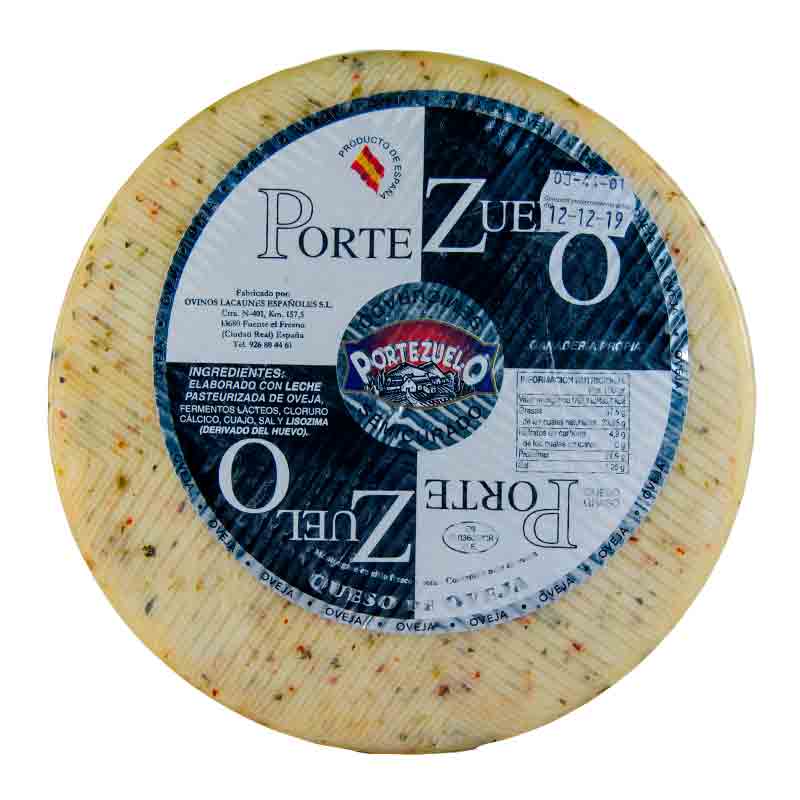 Queso de Oveja Semicurado Mediterr&aacute;neo. Portezuelo.