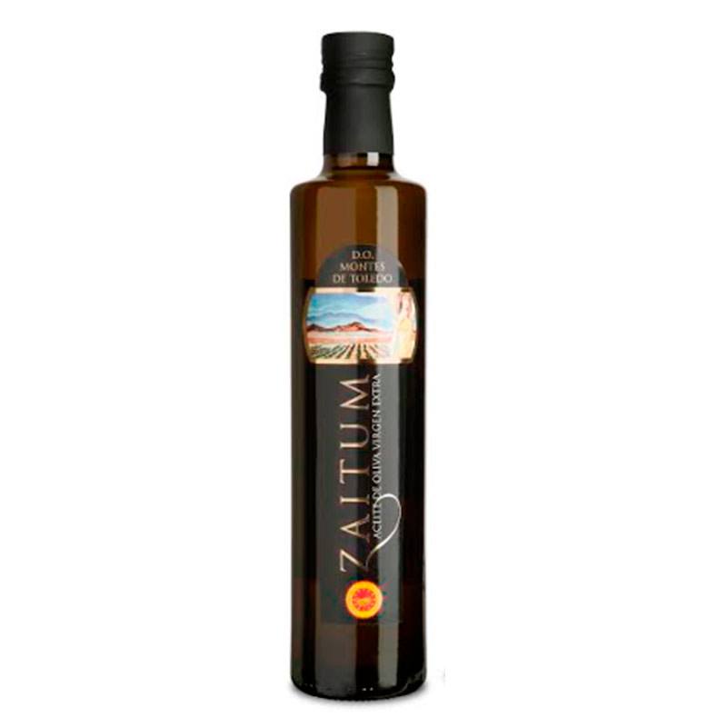 Aceite de Oliva Virgen Extra D.O. Montes de Toledo, 500 Ml. Zaitum. Cornicabra.