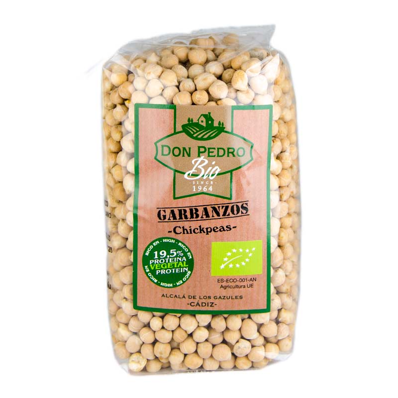 Garbanzo Pedrosillano Ecol&oacute;gico, 500 grs. Don Pedro