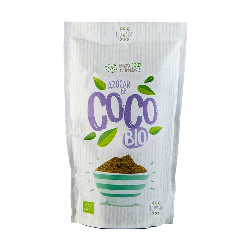 Azucar de coco Bio, Ecowassy, 300 grs.