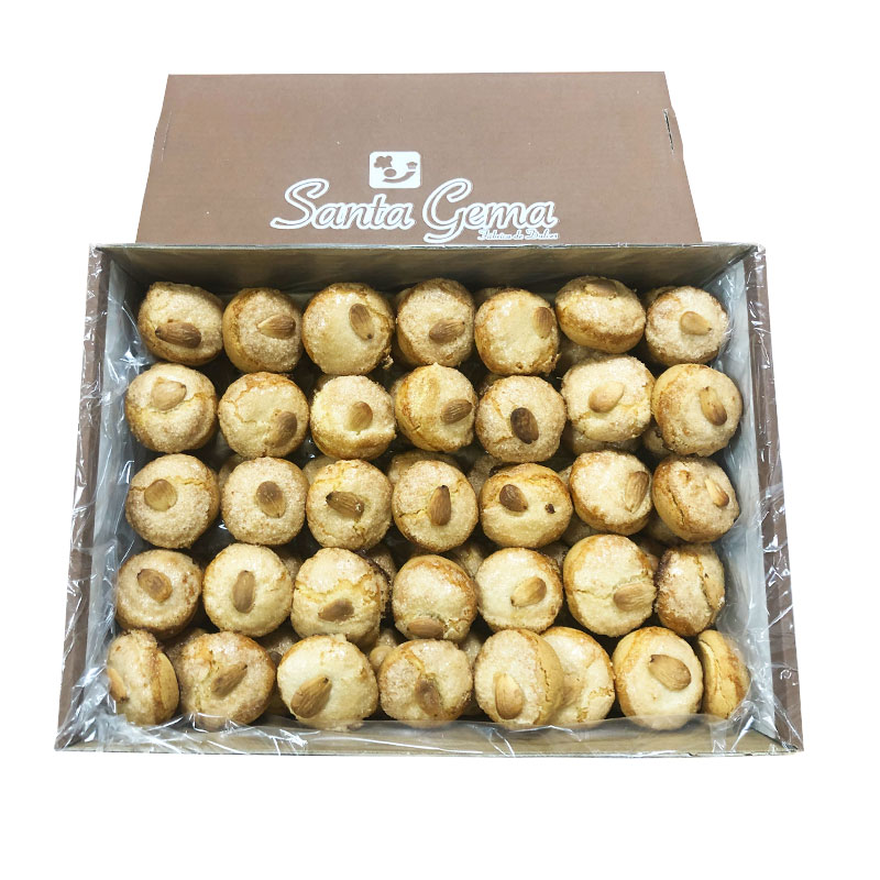 Perrunillas Manchegas con almendra. Caja 2 kg. Santa Gema.