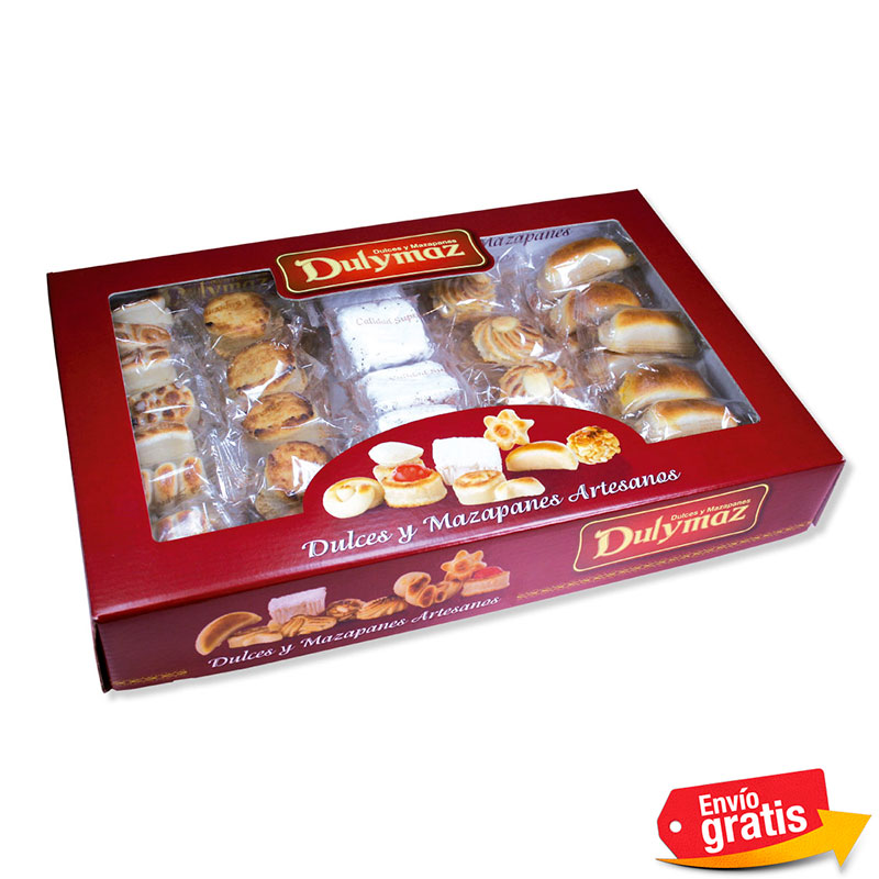 Surtido de Mazap&aacute;n Suprema. Caja de 2 kg. Dulymaz