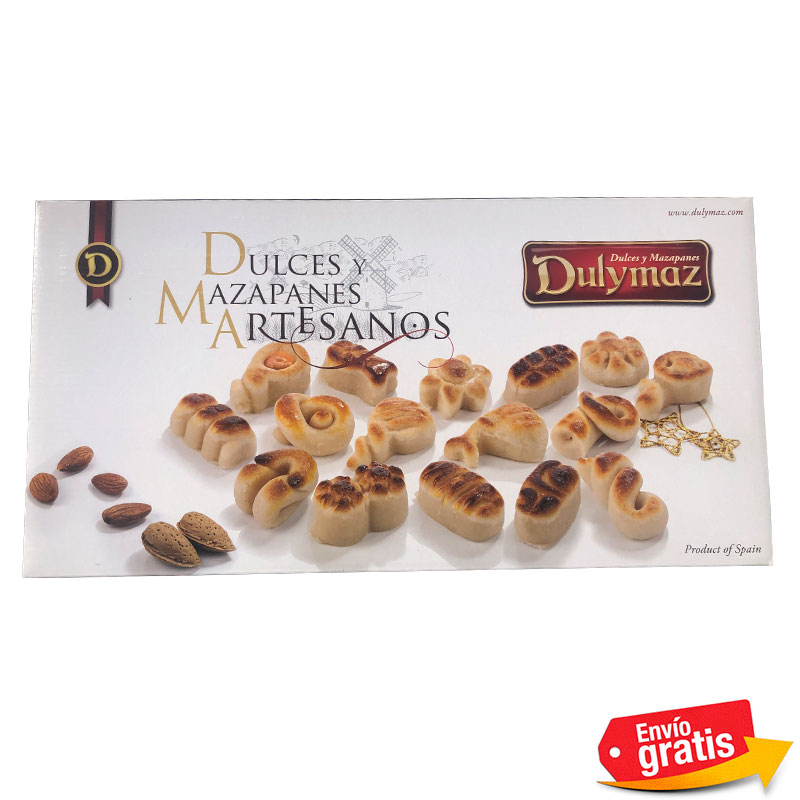 Figuritas de Mazap&aacute;n Calidad Suprema. Caja de 3 kg. Dulymaz.