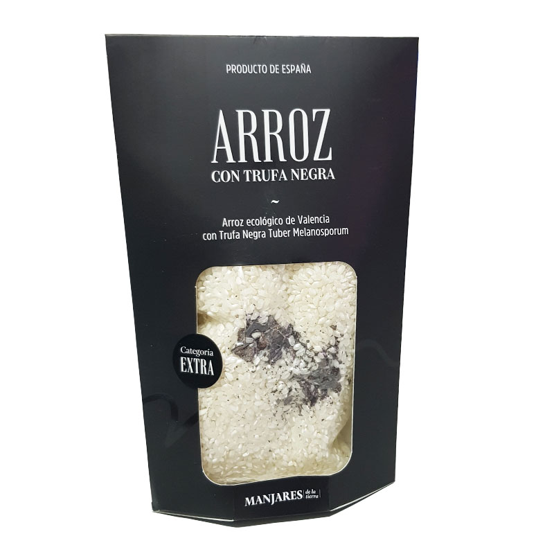 Arroz Ecol&oacute;gico de la Albufera con Trufa Negra. 400 grs. Manjares de la Tierra