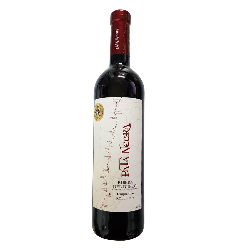 Vino Pata Negra Tempranillo Roble. Rivera de Duero.