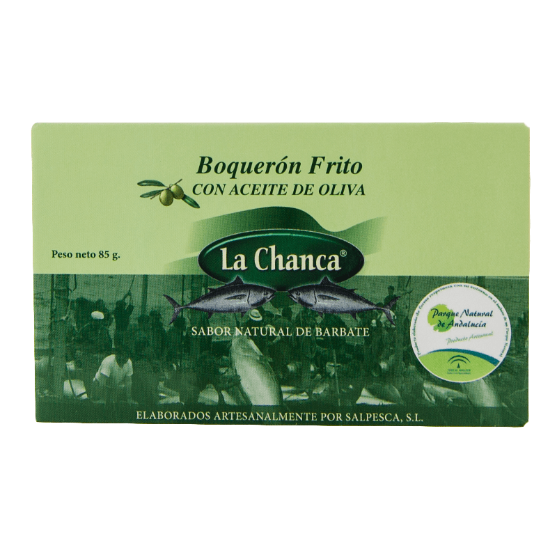 Boquer&oacute;n frito 85 g. La Chanca.