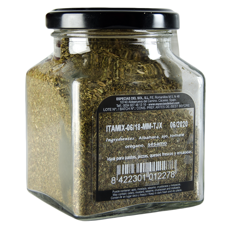 Italian Mix. Tarro 90g. Especias del Sol