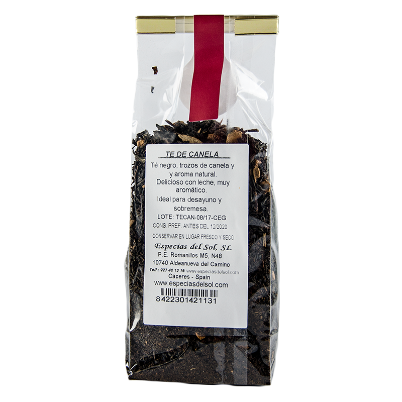 T&eacute; Canela, 80 g. Especias del Sol