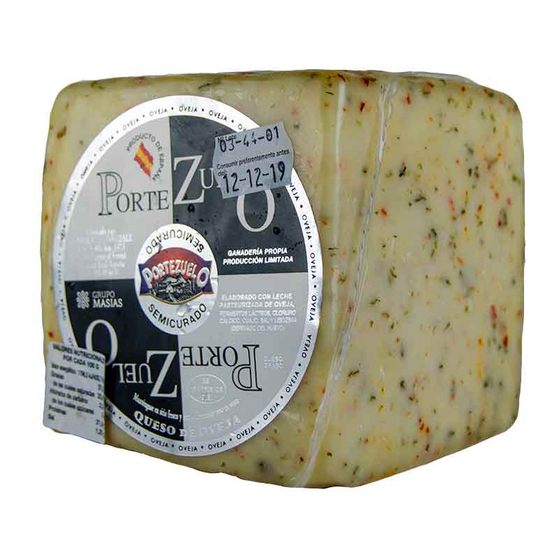 Queso de Oveja Semicurado Mediterr&aacute;neo. Portezuelo.